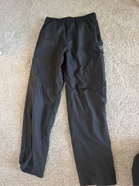 Men's Black Rain pants